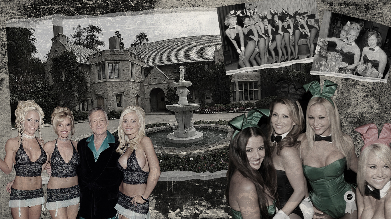 Hugh Hefner era el magnate dueño de Playboy. (Foto: desarrollo TN.com.ar)