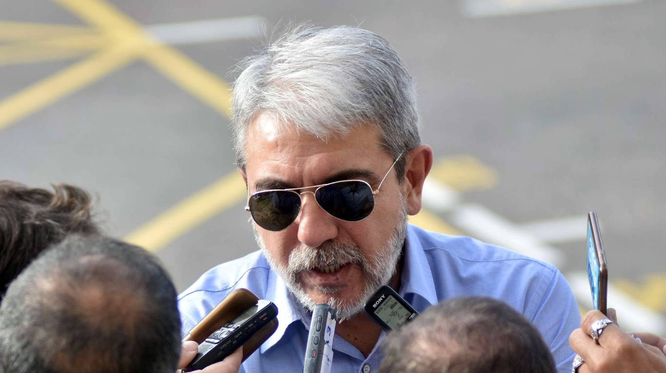 Aníbal Fernández cumplió este lunes una semana al frente del Ministerio de Seguridad (Foto: AFP)