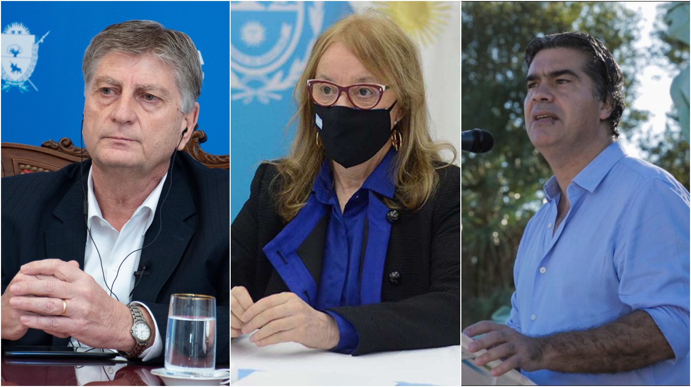 Sergio Ziliotto, Alicia Kirchner y Jorge Capitanich son algunos de los que implementaron medidas en sus provincias. (Fotos: NA).