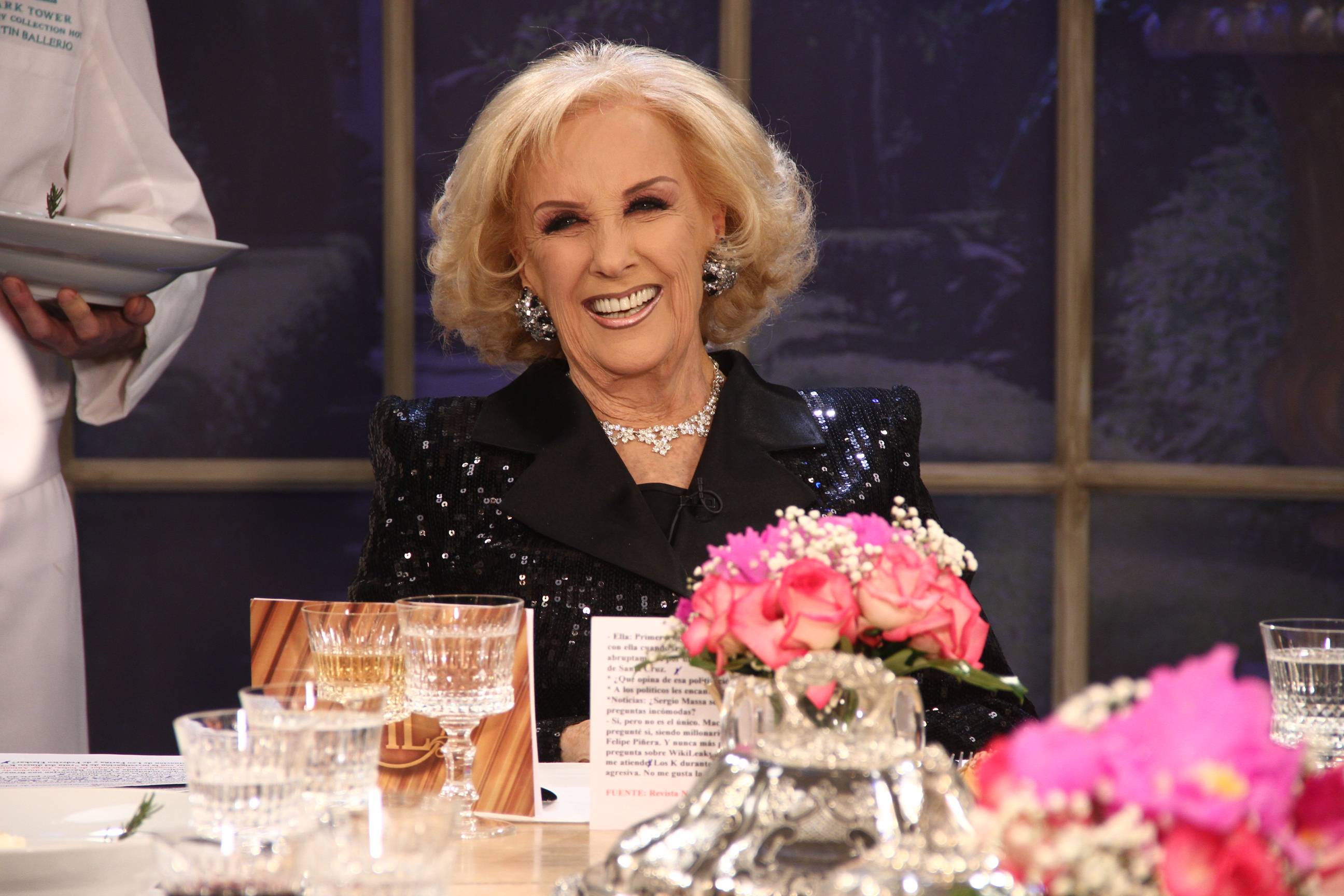 Mirá qué figura internacional viene a cenar con Mirtha