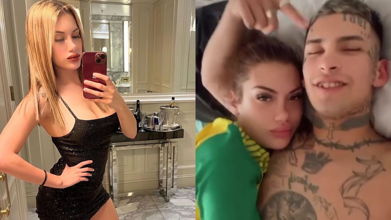 Fanática de Diego Maradona y devota de San la Muerte: quién es Macarena Hanna, la novia de L-Gante / Fuente: Instagram