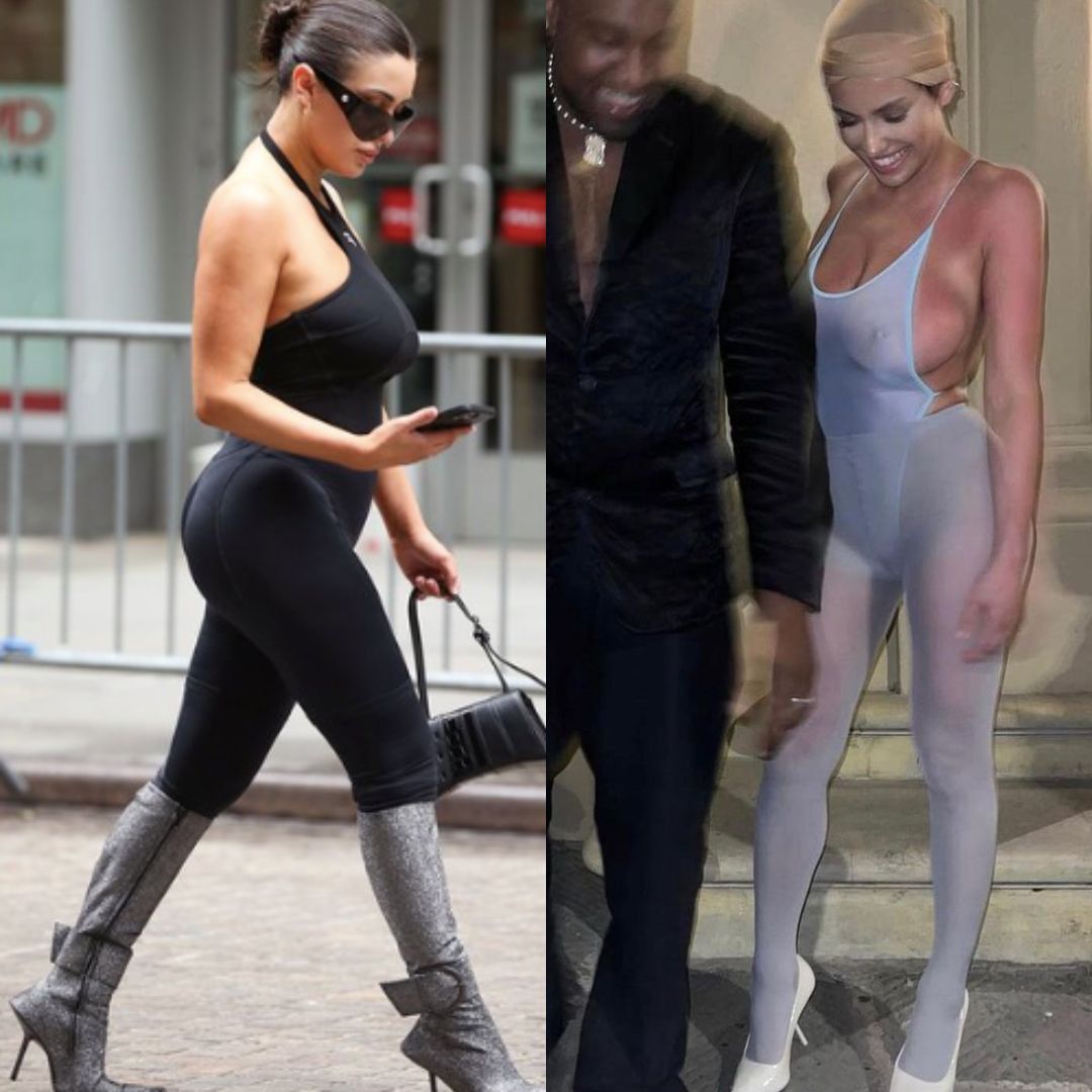 El sorprendente antes y después de Bianca Censori, la esposa de Kanye West  que anda en Pantys y descalza | TN