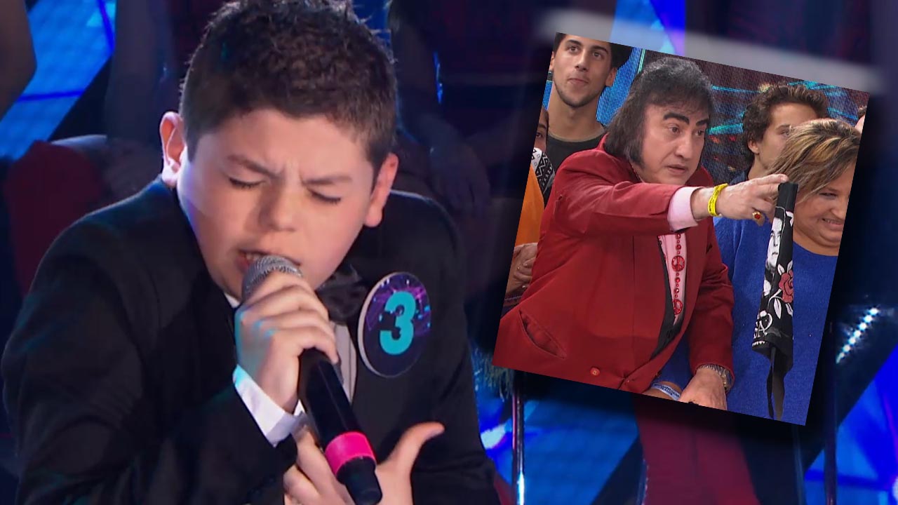 El mini imitador de Sandro recibió el reconocimiento del doble del cantante: le regaló un objeto muy especial que perteneció al Gitano