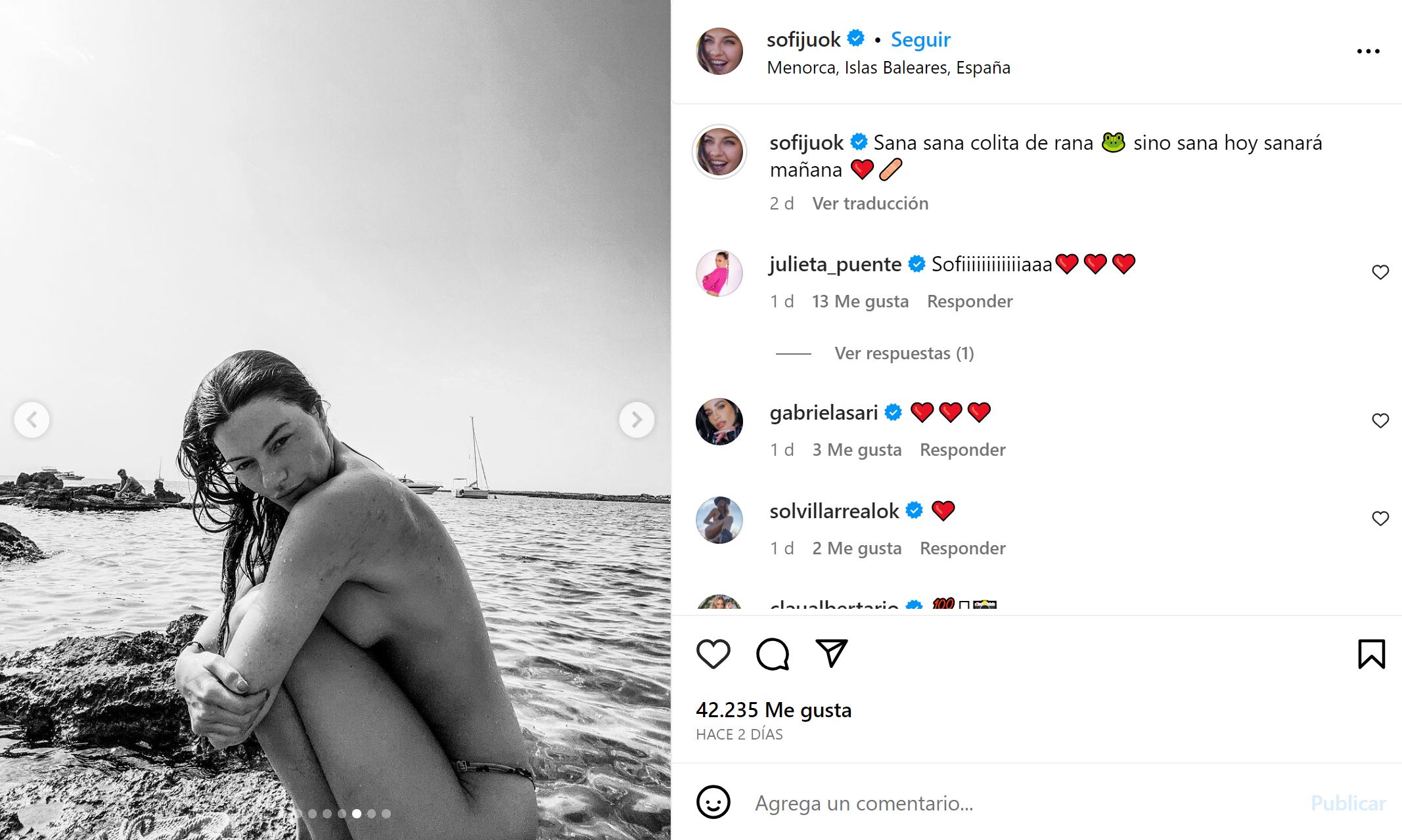 El topless de Sofía Jujuy Jiménez tras la infidelidad de Bautista Bello |  eltrece