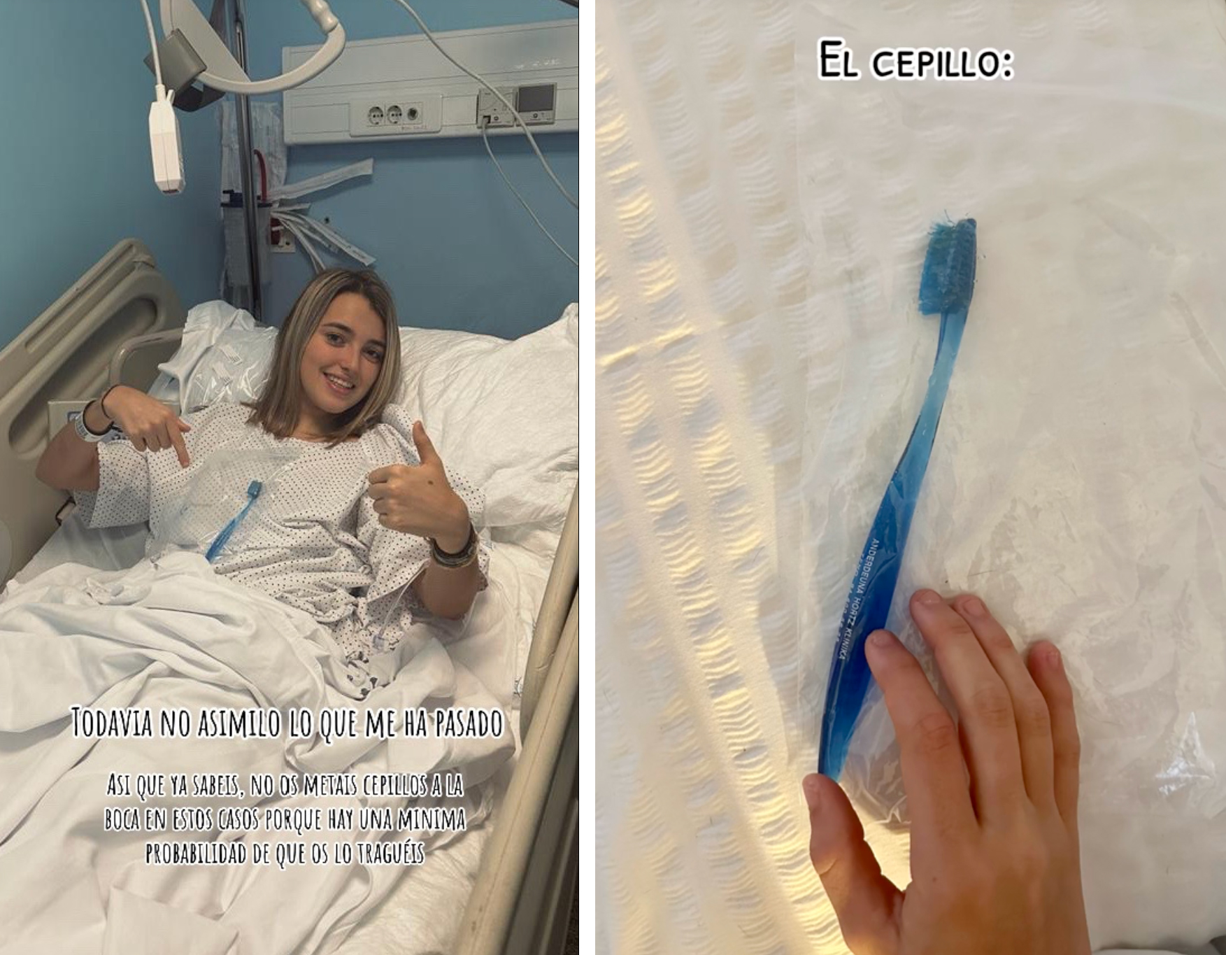 Viral en TikTok: se tragó un cepillo de dientes y la operaron de urgencia |  eltrece