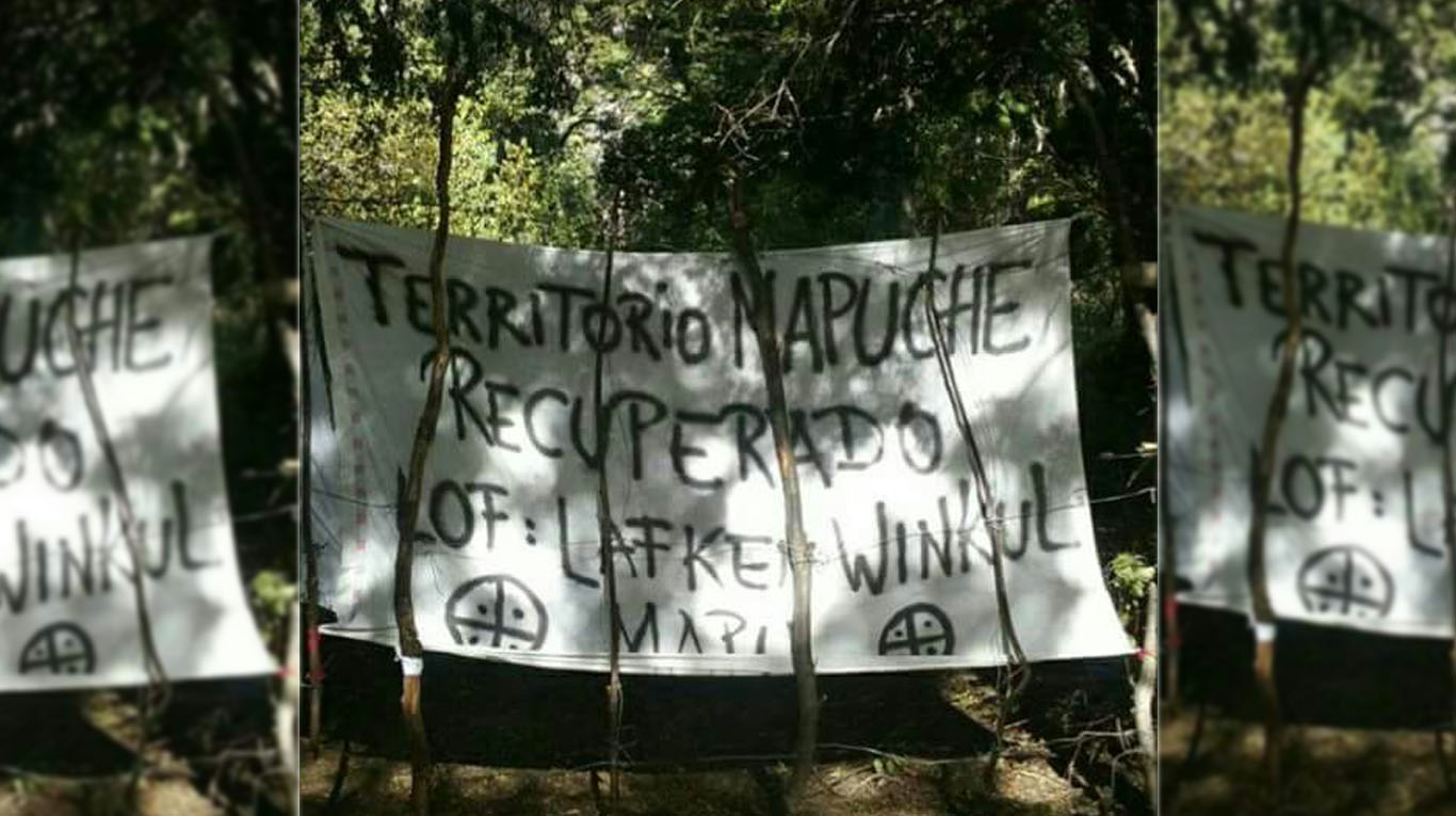 Los mapuches tomaron en 2017 un predio de Parques Nacionales en Villa Mascardi, provincia de Río Negro.