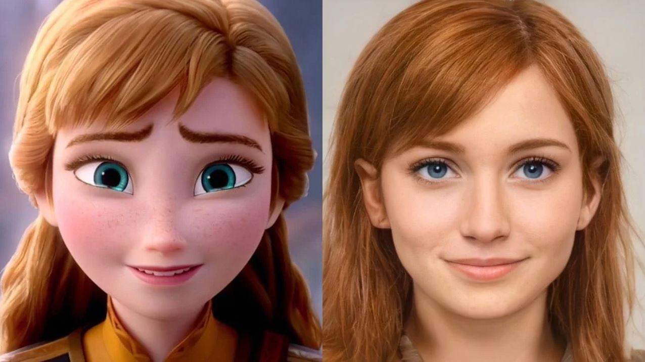 Así se verían Anna y Elsa de Frozen en la vida real, según la inteligencia  artificial | TN