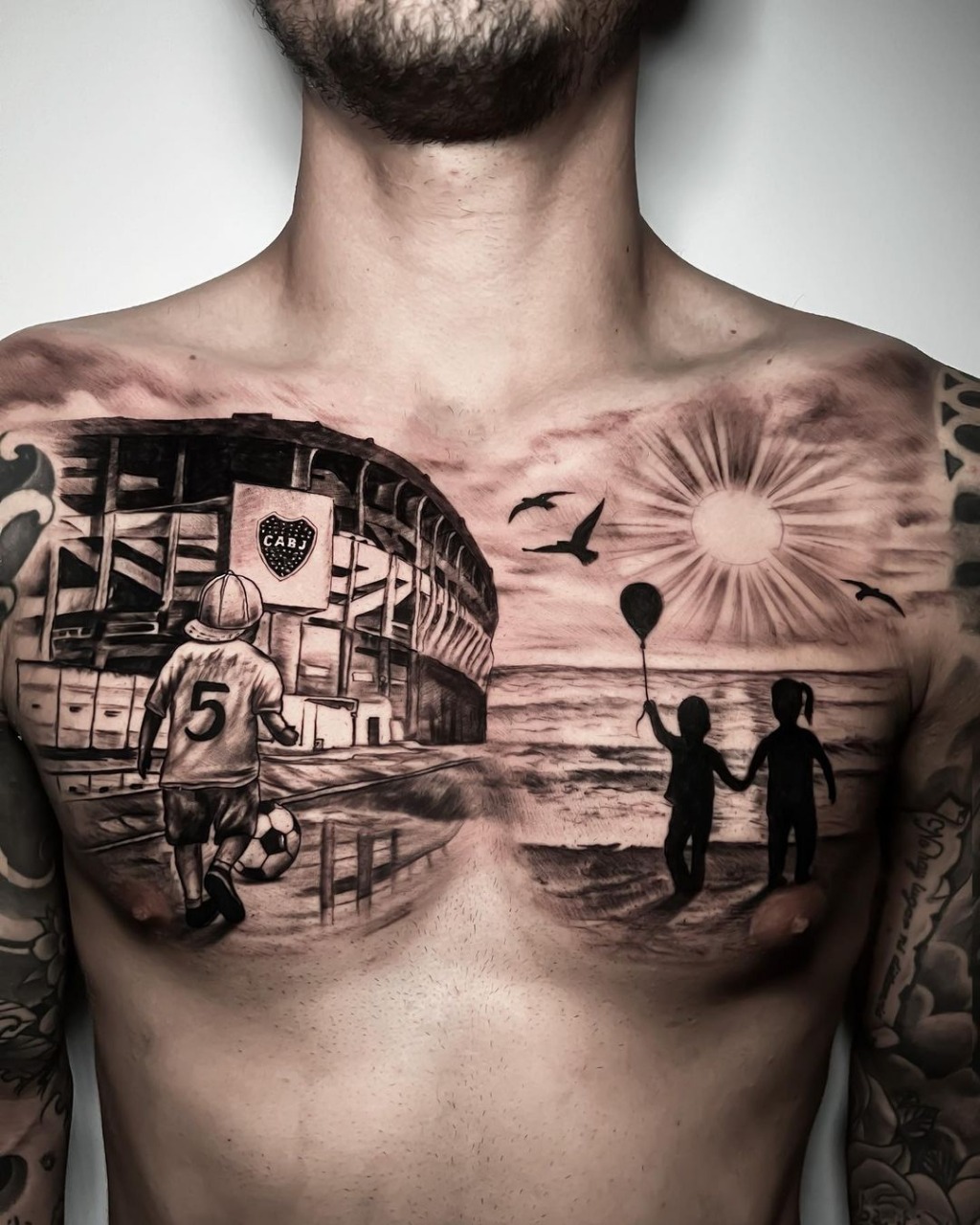 El espectacular tatuaje que se hizo Leandro Paredes de la Copa del Mundo  tras el título de la Selección argentina en Qatar 2022 | TN