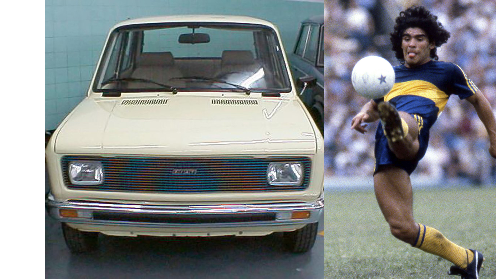 La historia del Fiat 128 de Diego Maradona.