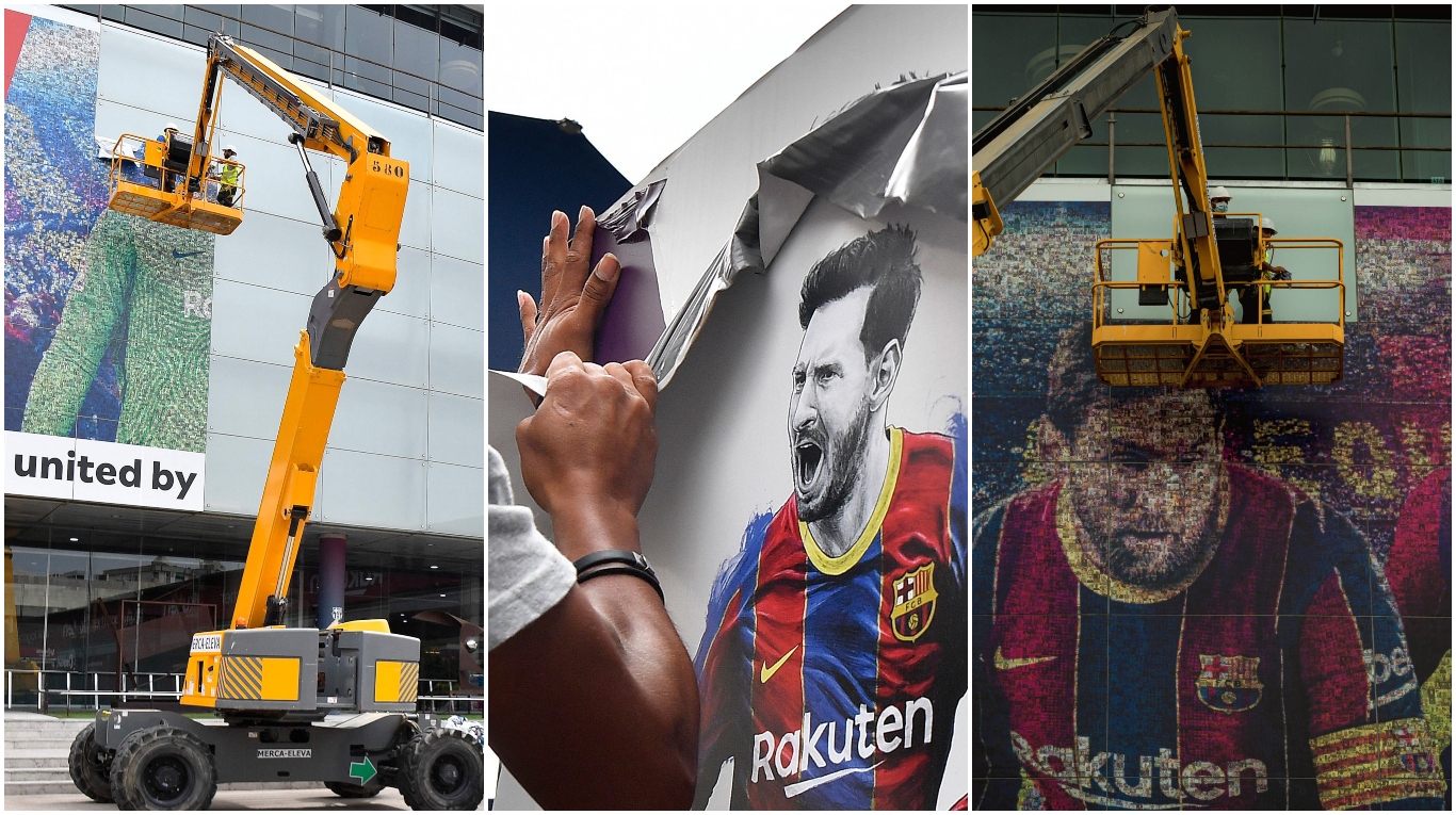 ◉ Lionel Messi revolucionó París, estuvo en el estadio de PSG, saludó a los hinchas y volvió al hotel