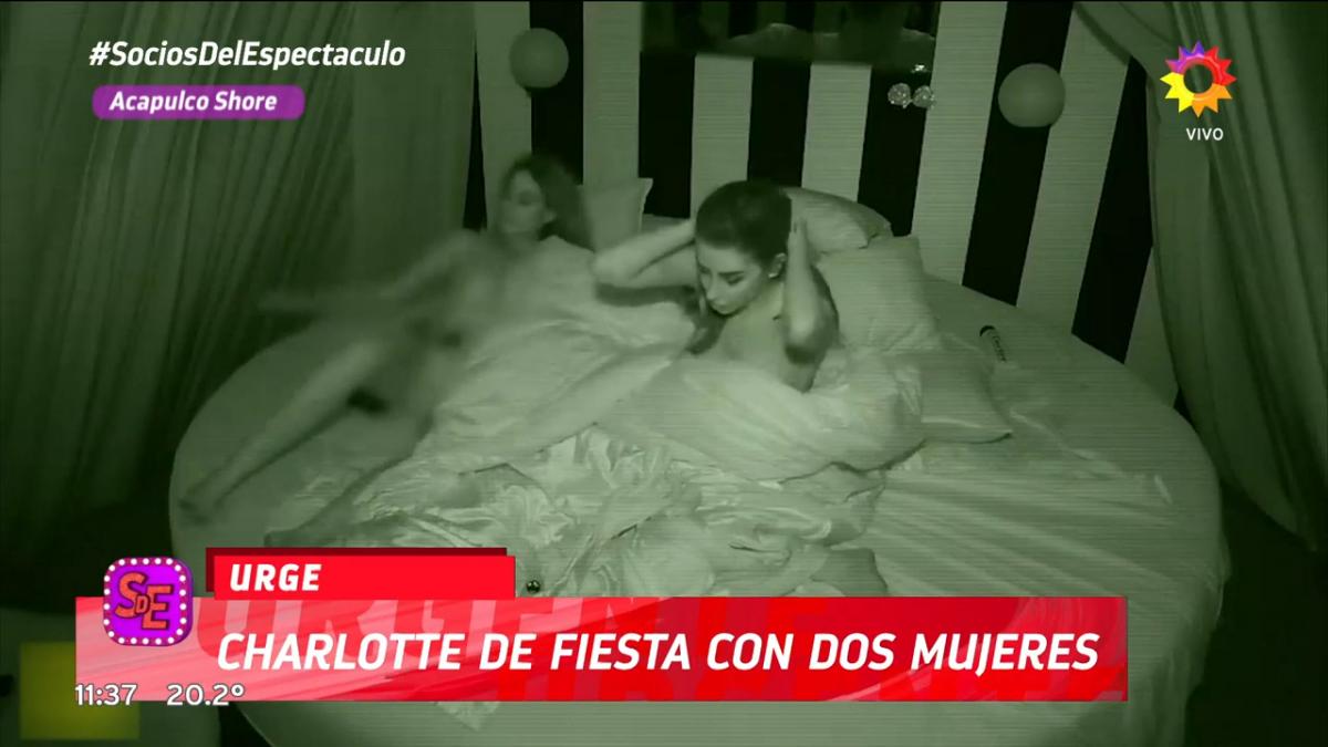 El video de Charlotte Caniggia en la cama con dos compañeras: “Somos tres  chicas tratando de jugar” | eltrece