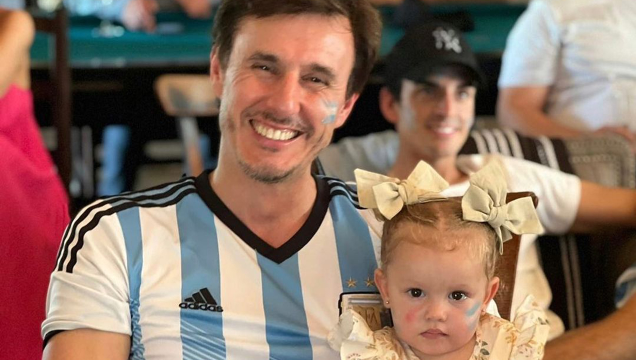 Roberto García Moritán mostró el berrinche que le hizo su hija Ana. Fuente: Instagram.