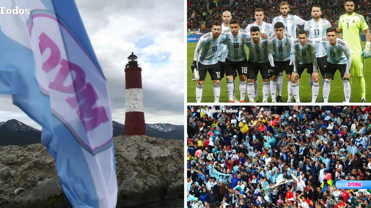 #EstamosTodos: sumate al sueño de DDM de llevar la gran bandera argentina al Mundial de Rusia