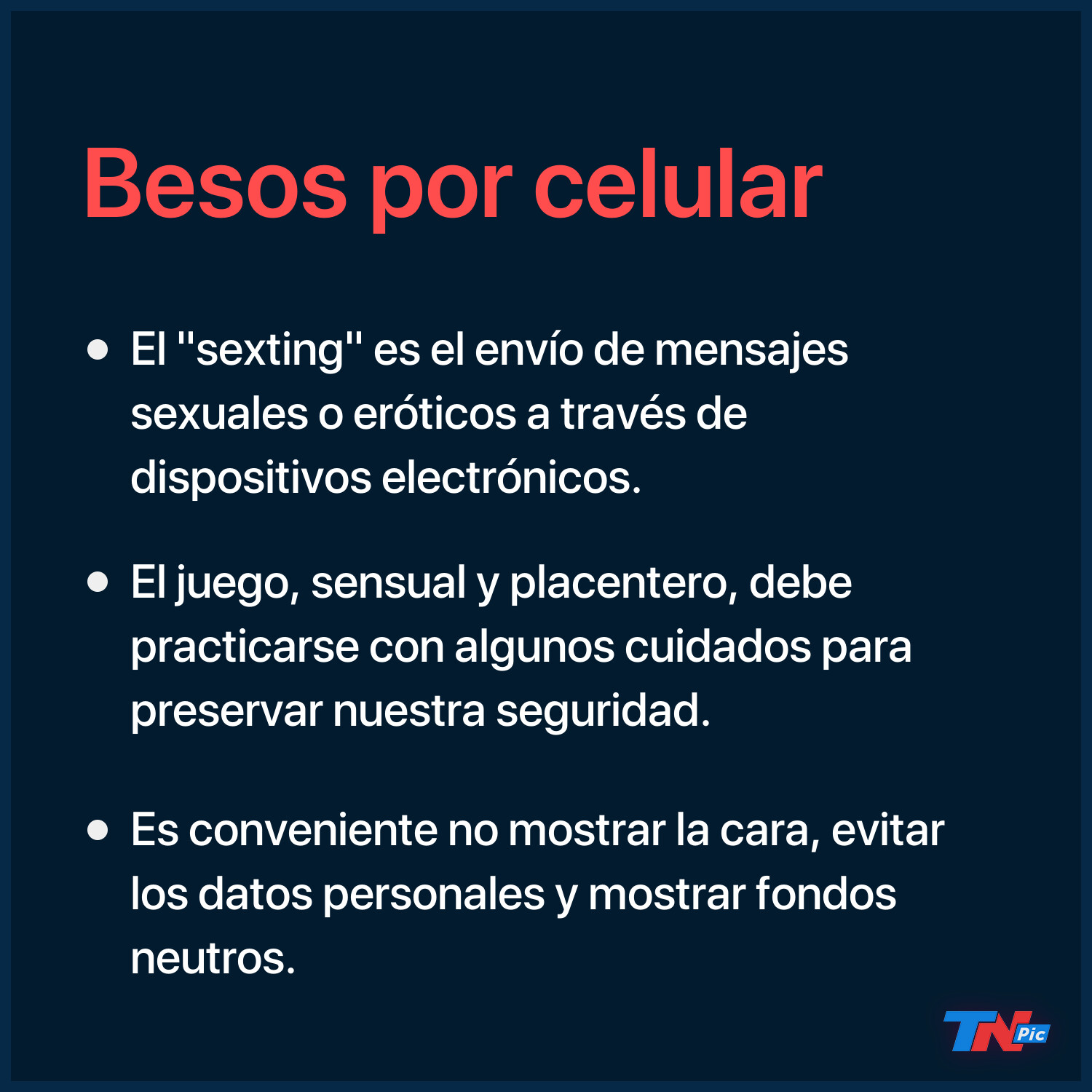 Qué es el sexo virtual o “sexting”? | TN