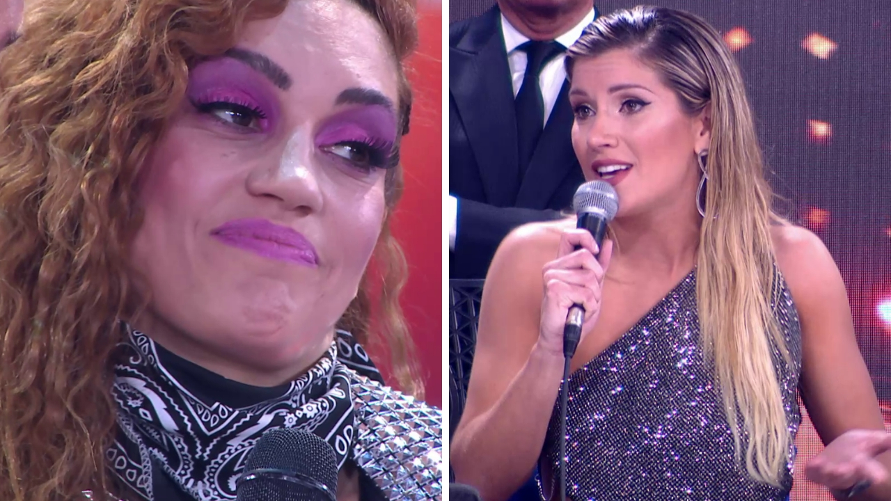 Laurita Fernández se cruzó en la pista con la ex de Nico Cabré y la bailarina se fue del estudio