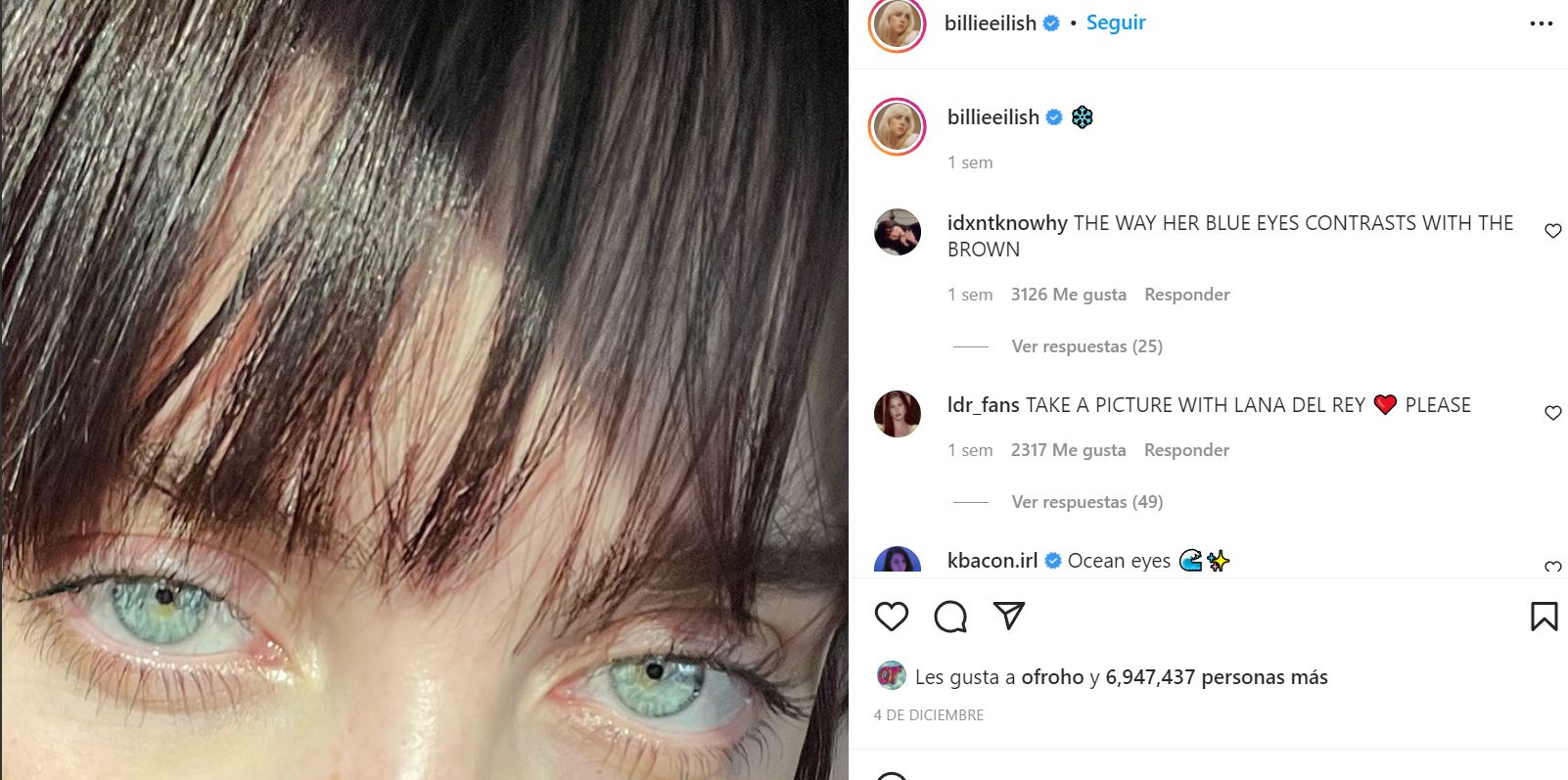 Billie Eilish contó que ver pornografía desde los 11 años destruyó su  cerebro | TN