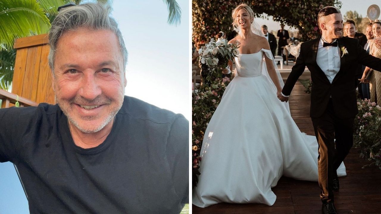 Ricardo Montaner rompió en llanto al cantar en la boda de su hijo Ricky y  Stefi Roitman | eltrece