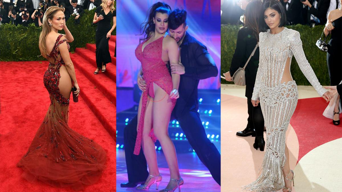 El secreto más sexy (y mejor guardado) de las famosas: ¿Qué esconden debajo  de sus vestidos transparentes? | eltrece