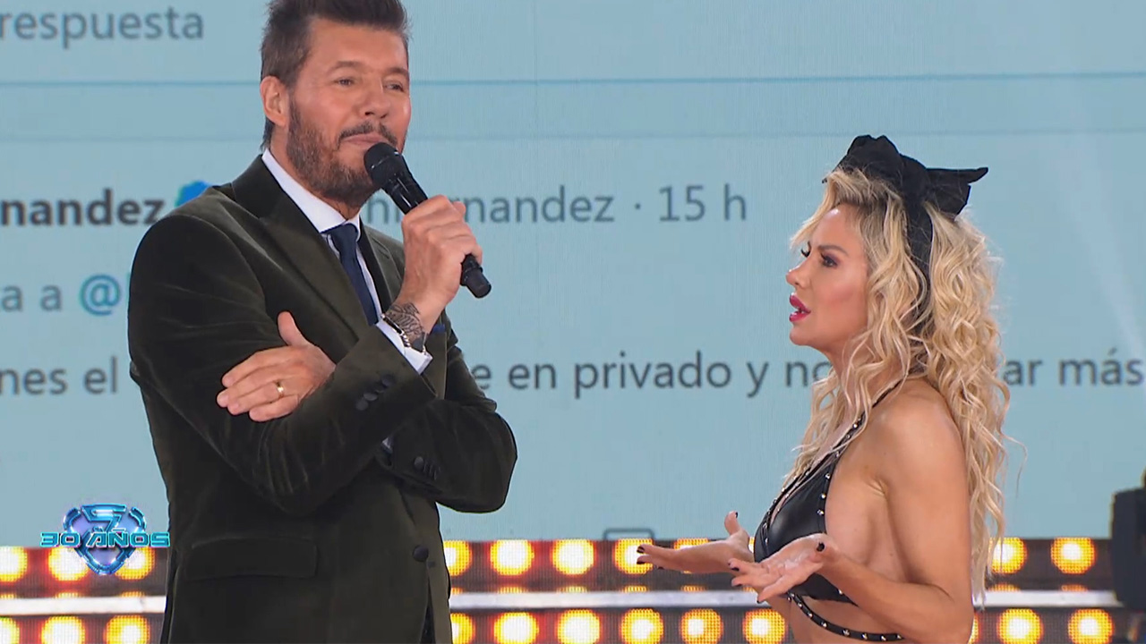 A Tinelli no le cierra la amistad de Luli Salazar y Martín Baclini, y salió a bancar a Cinthia Fernández: “Yo entro con una 4x4 y rompo todo”