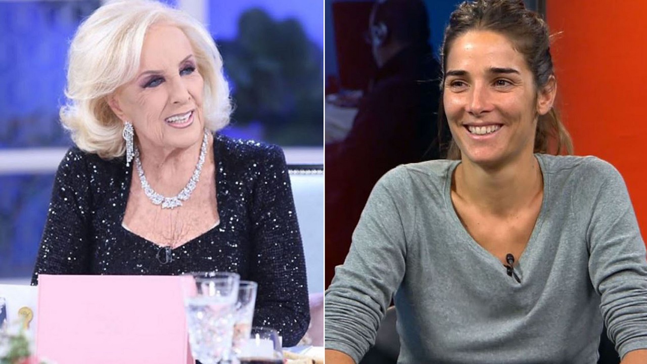 Mirtha Legrand y Juana Viale. Foto: web