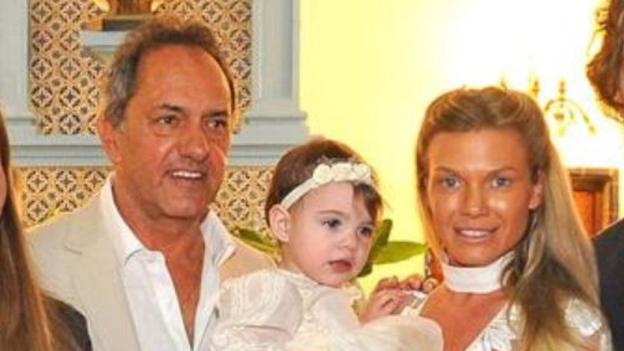 Daniel Scioli y Gisela Berger