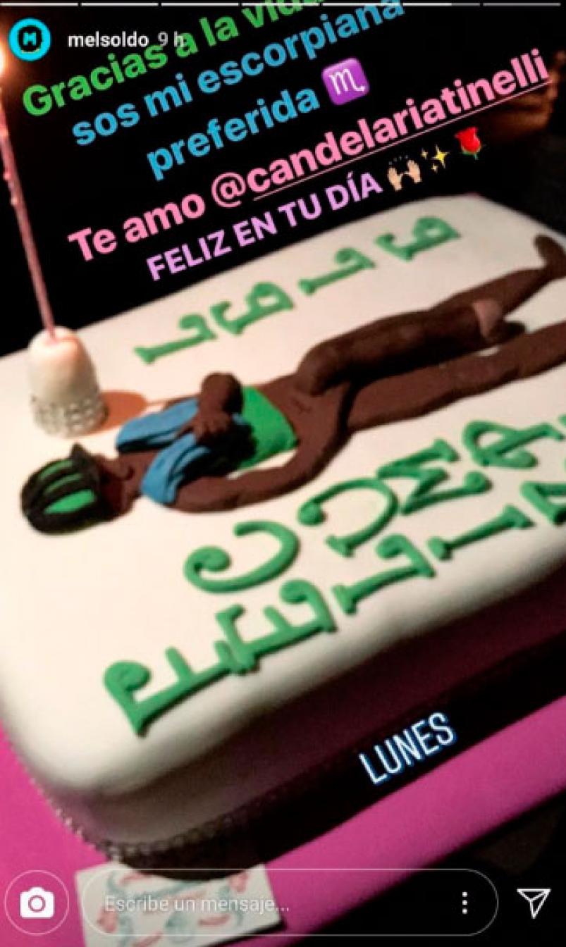 El negro de WhatsApp sorprendió a Cande Tinelli en su cumpleaños | ElDoce