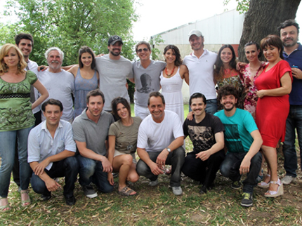 El elenco de Herederos celebró el final de las grabaciones  