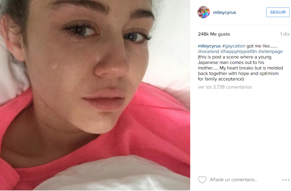 Miley Cyrus en la cama, sin maquillaje y a pura lágrima: el motivo de su  llanto desconsolado | eltrece