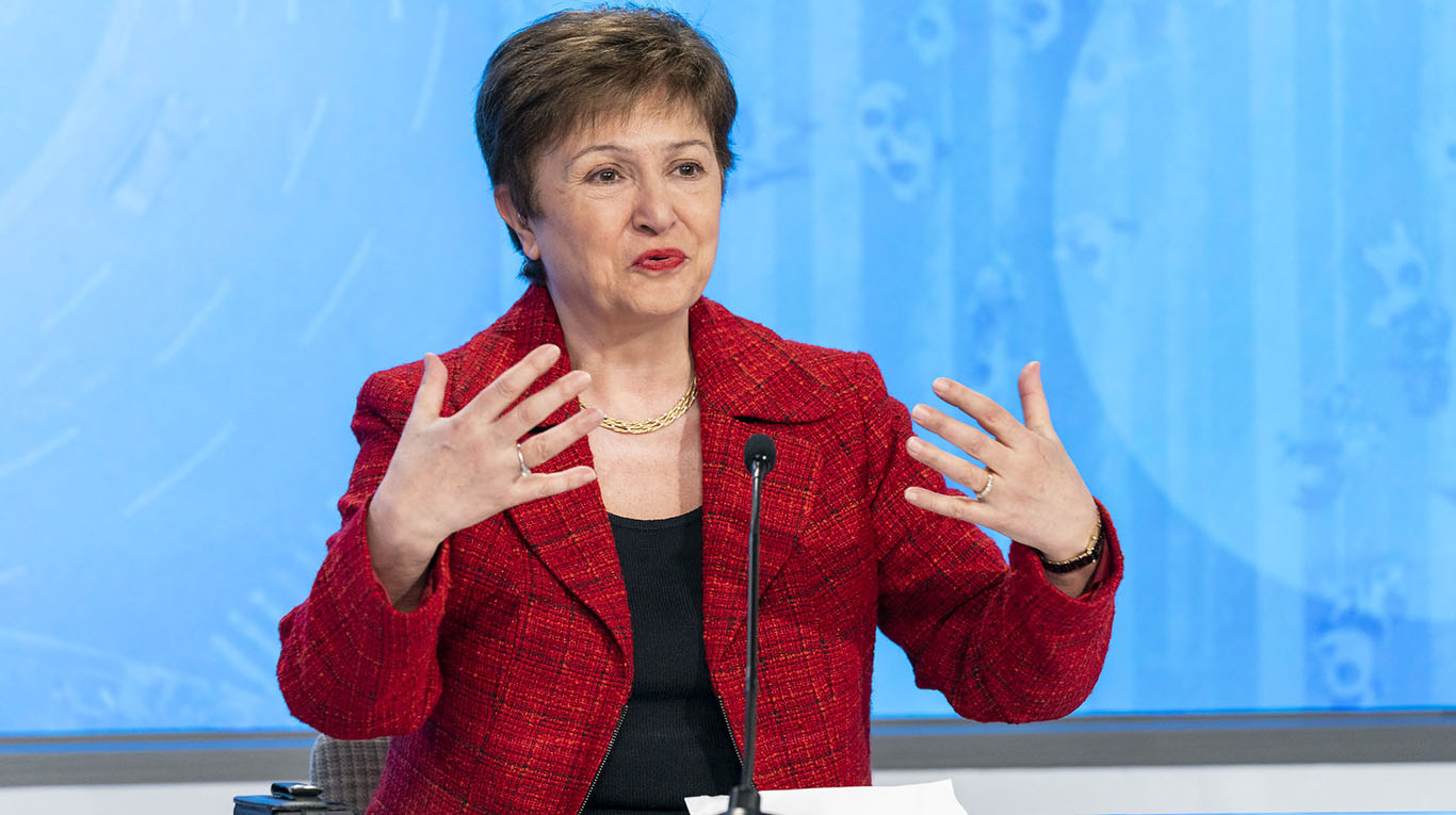 La directora gerente del FMI Kristalina Georgieva celebró la asignación de más fondos para la recuperación pospandemia. (Foto: IMF Photo/Cory Hancock).