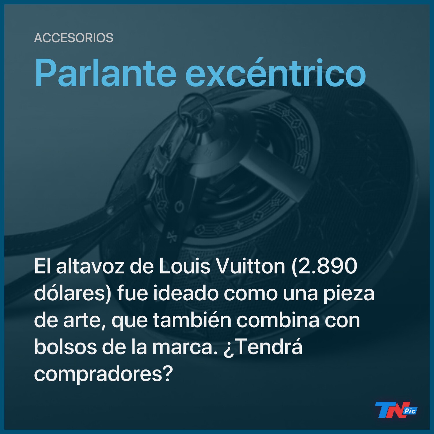 Altavoz Louis Vuitton Horizon Light Up plateado - Accesorios