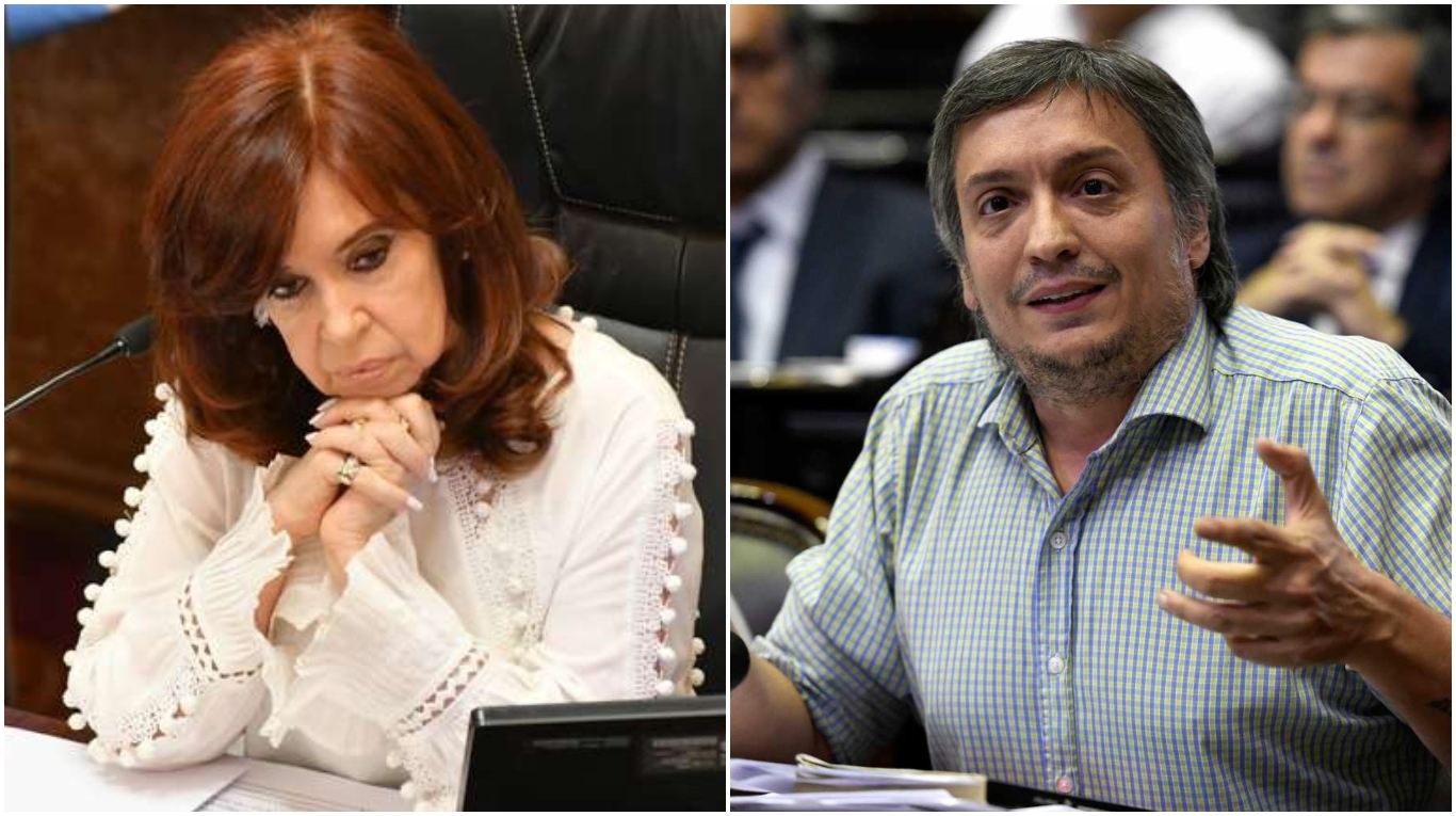 Cristina y Máximo Kirchner apuestan todo a la elección en PBA.  (Fotos: NA)