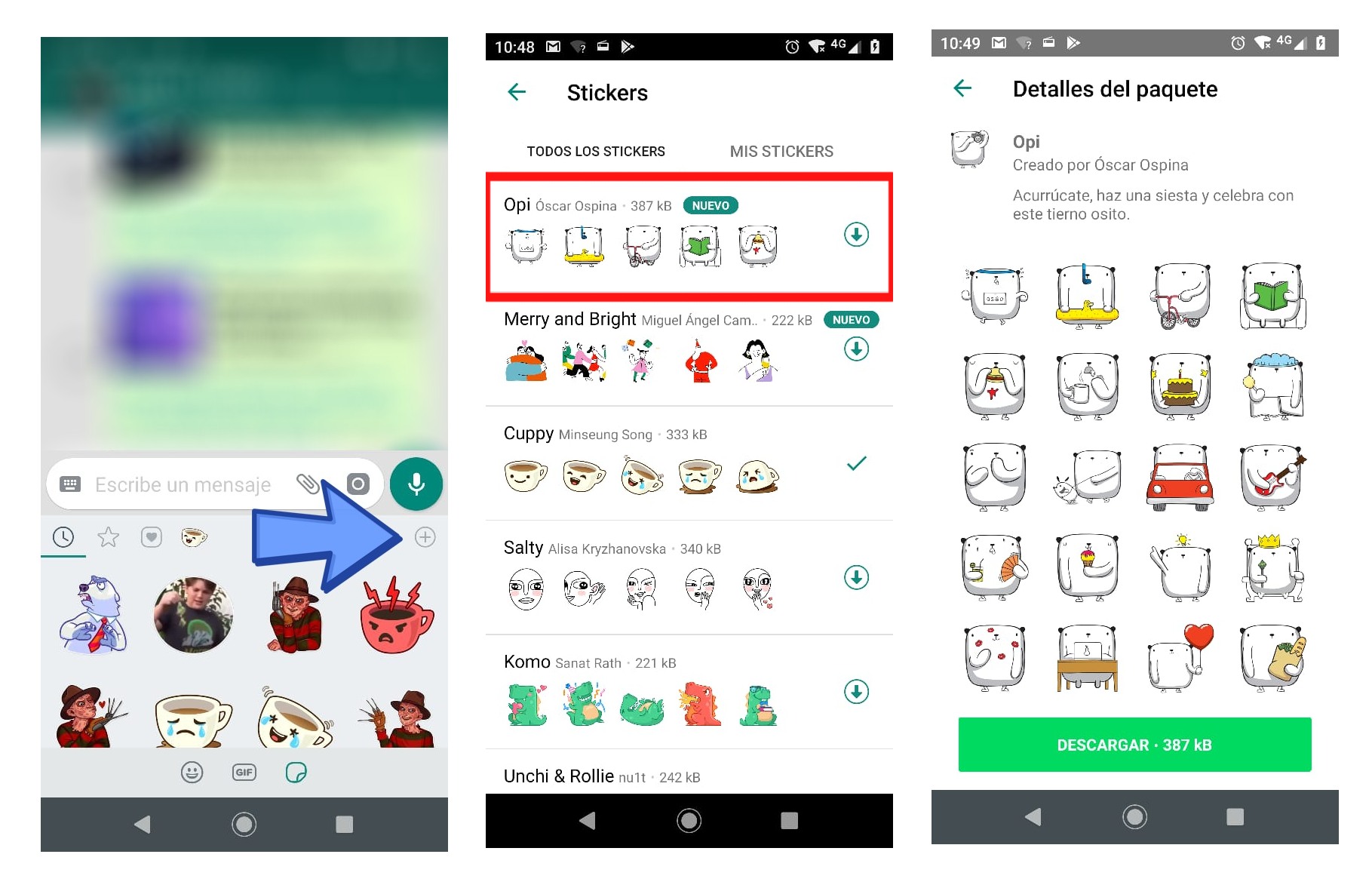 Cómo conseguir los nuevos stickers oficiales de WhatsApp | TN