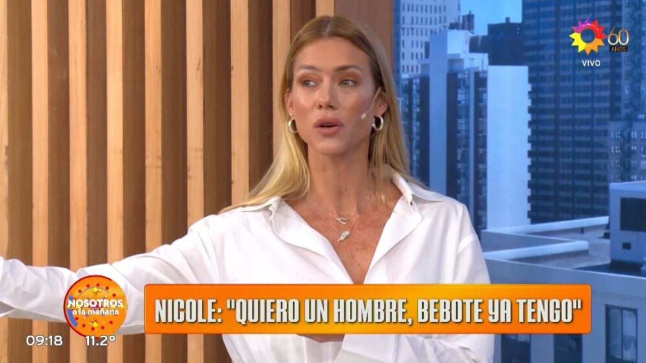 Nicole Neumann dijo que quiere un hombre porque bebotes ya tiene