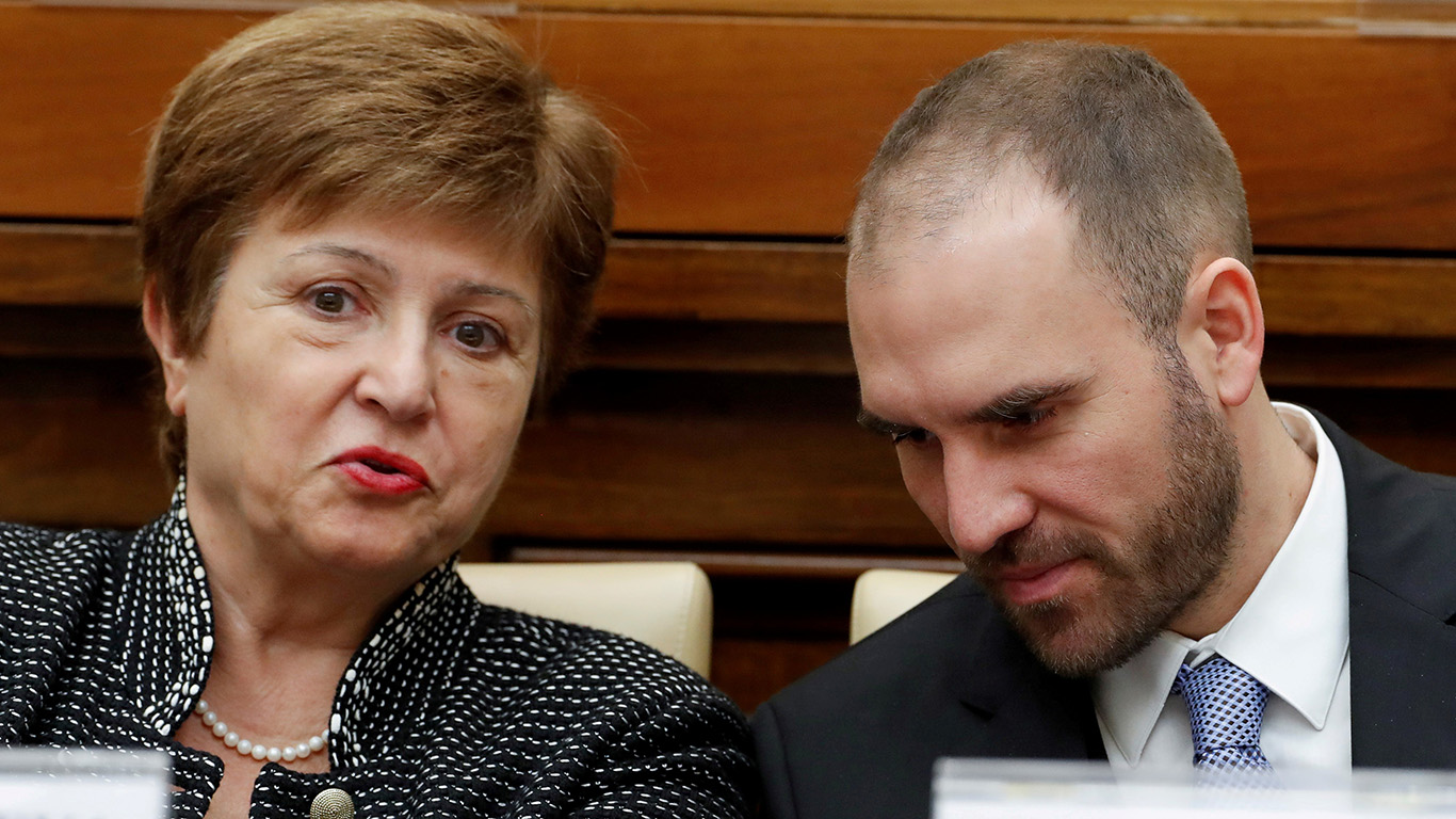 Martín Guzmán buscará reunirse con la directora del FMI en Estados Unidos. (Foto: Reuters)