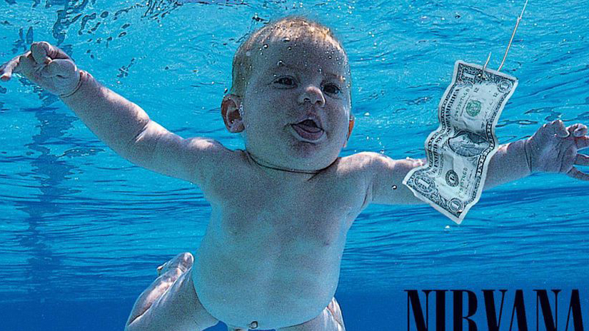 La histórica tapa de "Nevermind", el disco de Nirvana que marcó los '90.