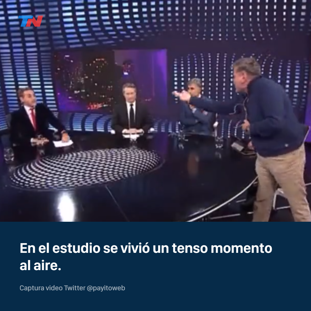 Alfredo Casero estalló de bronca y se fue a los gritos de un estudio de TV  | TN