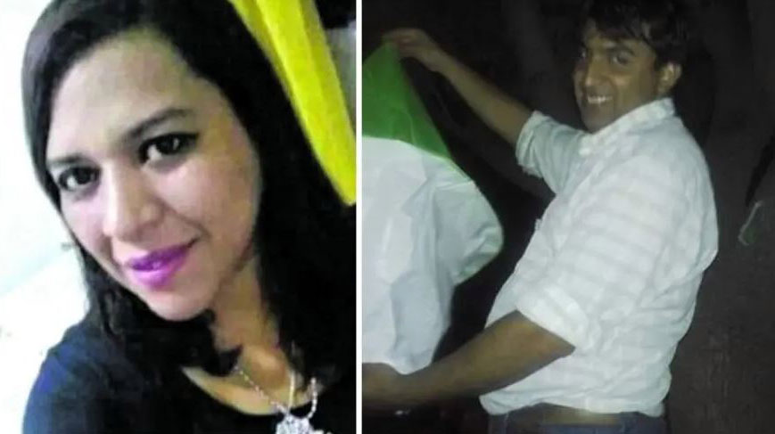 La víctima, junto al femicida confeso. (Foto: Facebook/Tucumán VIVO Noticias).