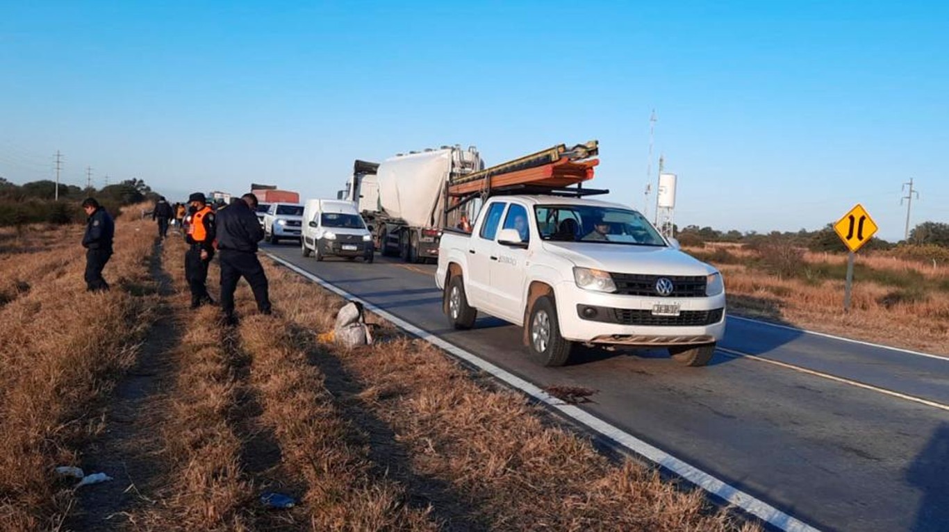 El accidente sucedió en la Ruta Nacional 157, unos 6 kilómetros al norte de la ciudad de Frías. (Foto: gentileza Diario Panorama)