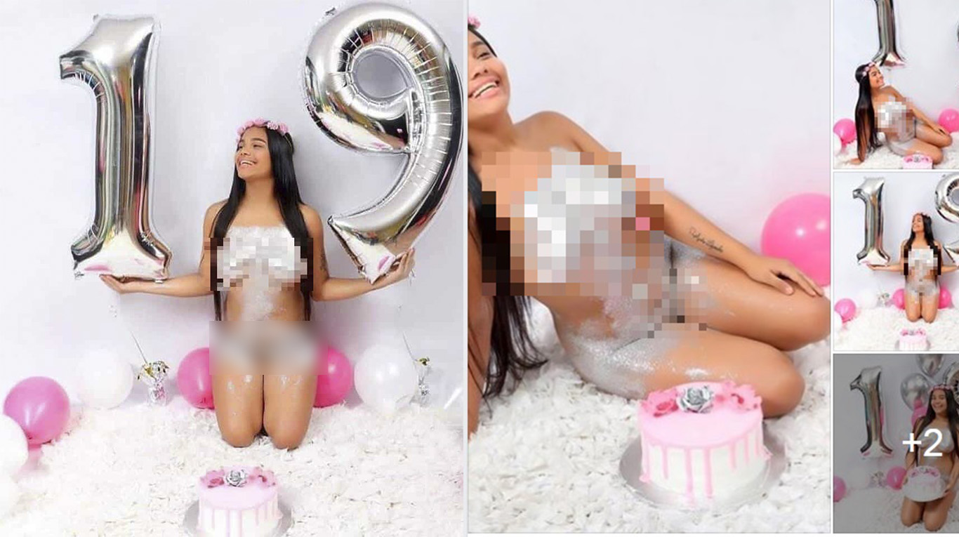 Polémica en las redes: chica de 19 años festejó su cumpleaños con una  sesión de fotos desnuda | TN