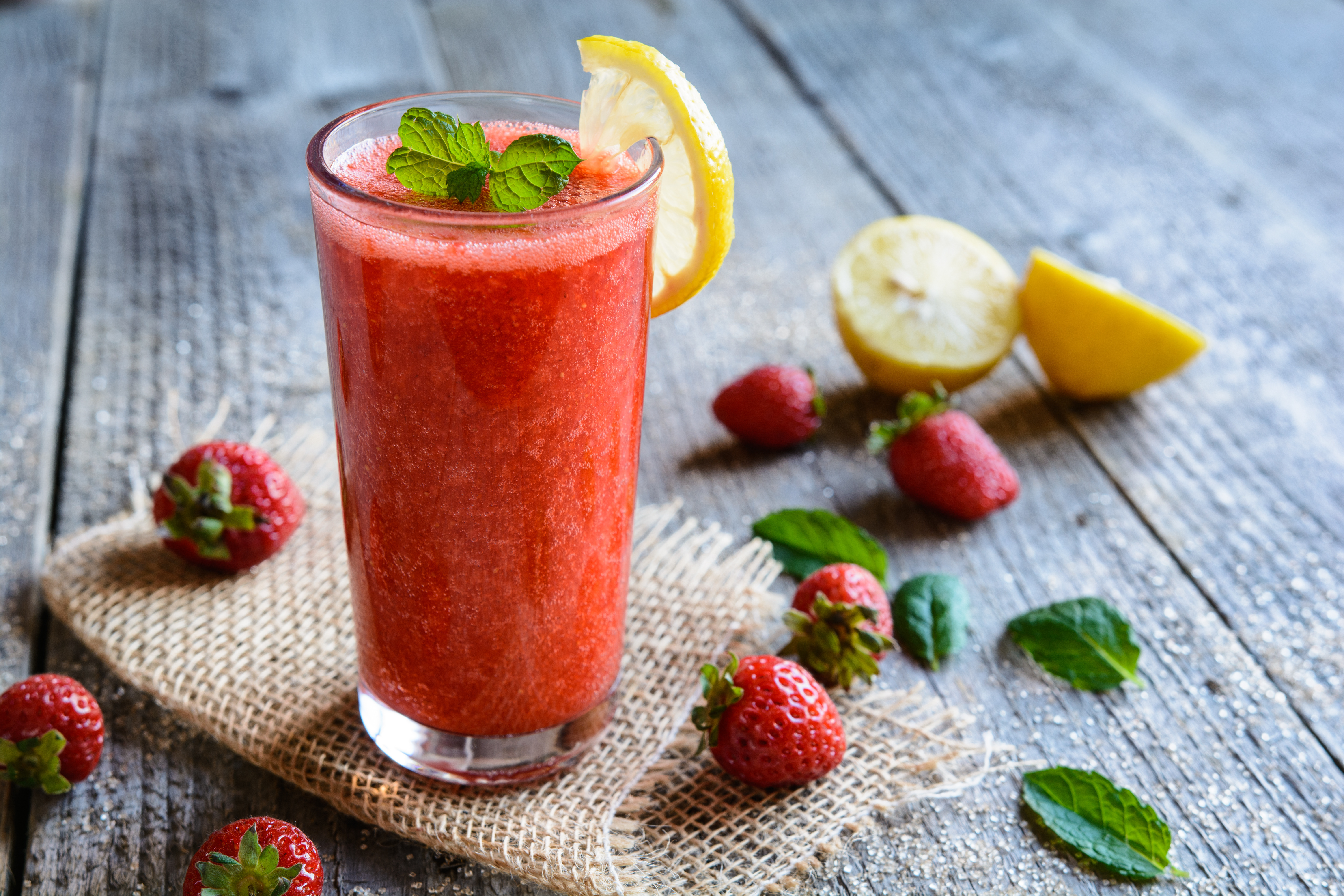 Batido de frutilla