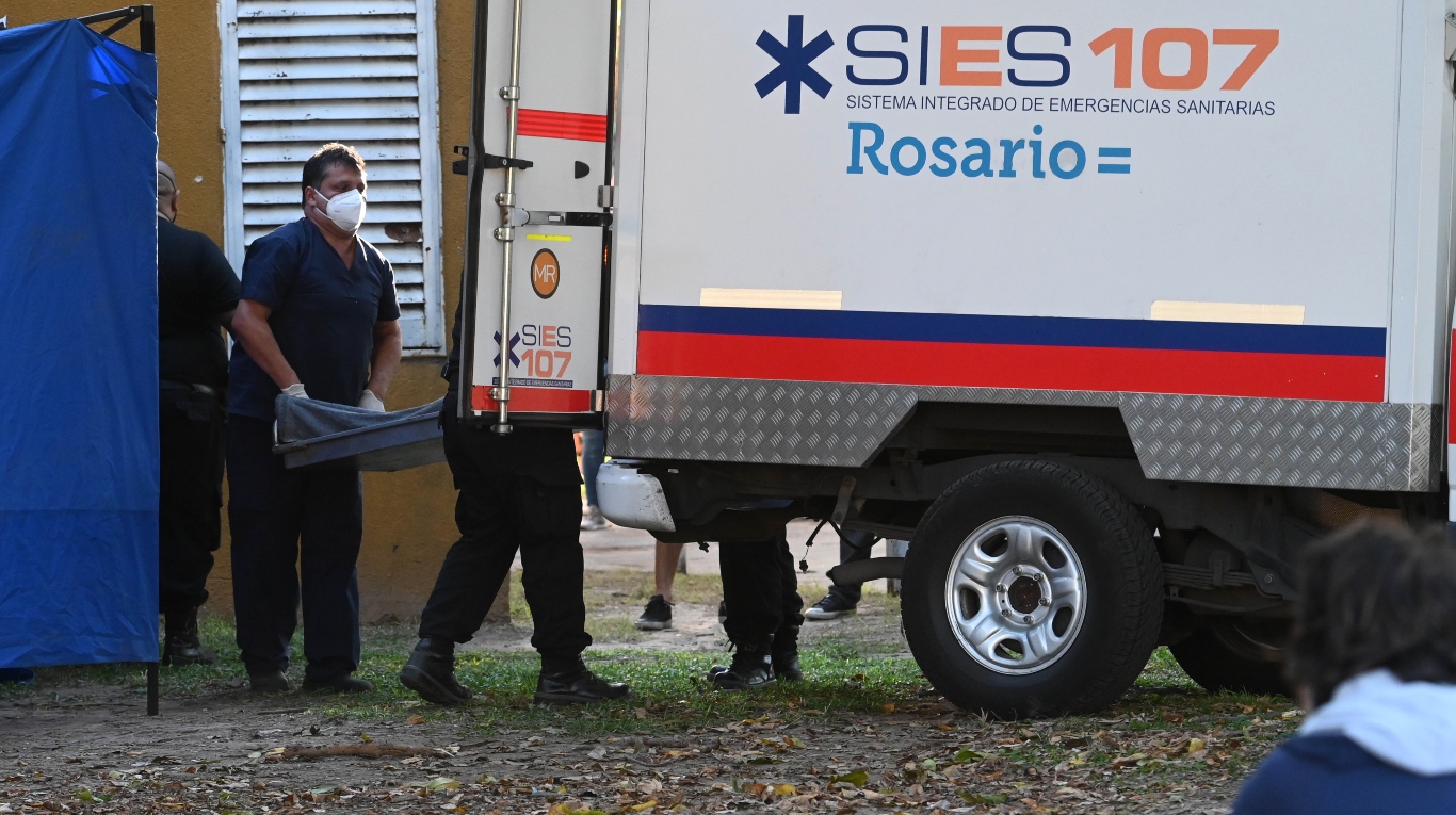 El doble crimen ocurrió en Rosario (Foto: Télam).