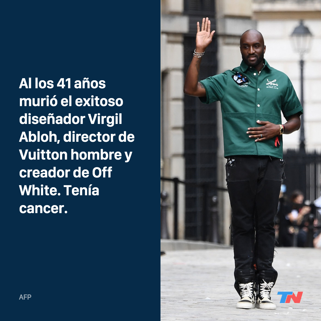 La Nación / París se emociona al homenajear a Virgil Abloh, diseñador  fallecido de Louis Vuitton