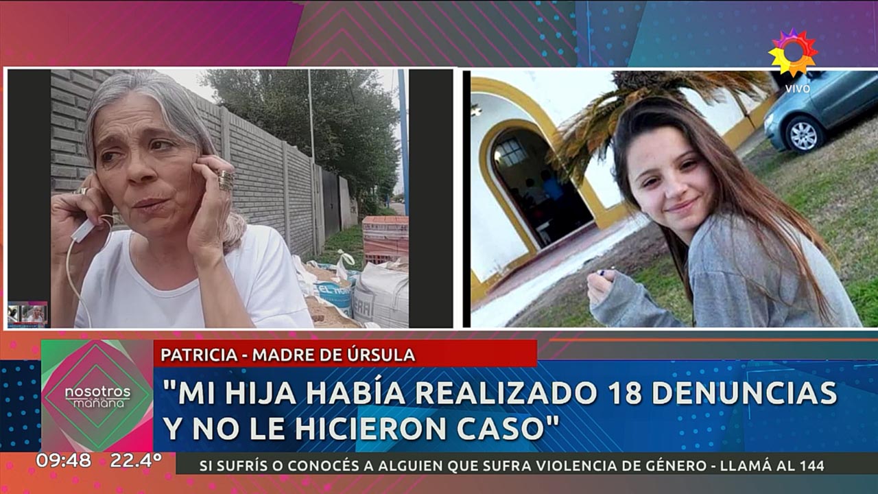 La madre de Úrsula contó detalles del violento femicidio que sufrió su hija: “Él con ese odio que tenía le venía diciendo no iba a festejar sus 19 años con su familia”