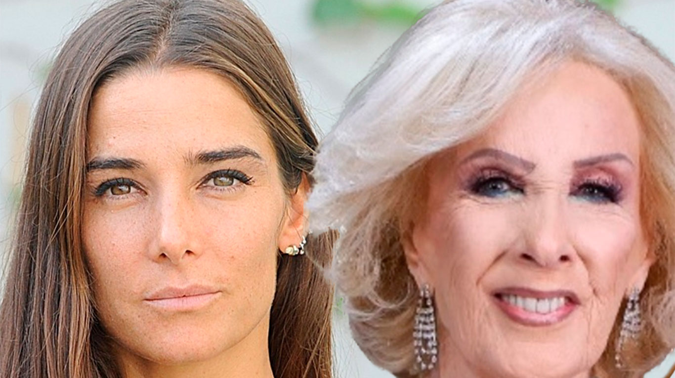 Juana Viale fue a ver a Mirtha Legrand al Sanatorio Mater Dei (Foto: redes sociales y eltrece).