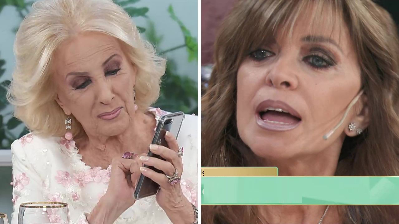 Adriana Salgueiro sorprendió a Mirtha Legrand