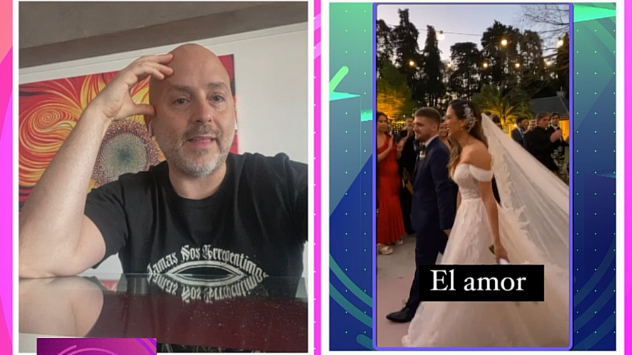 José María Muscari, el único famoso invitado al casamiento de Barbie Vélez, contó los detalles de la ceremonia: “Me lloré todo” 