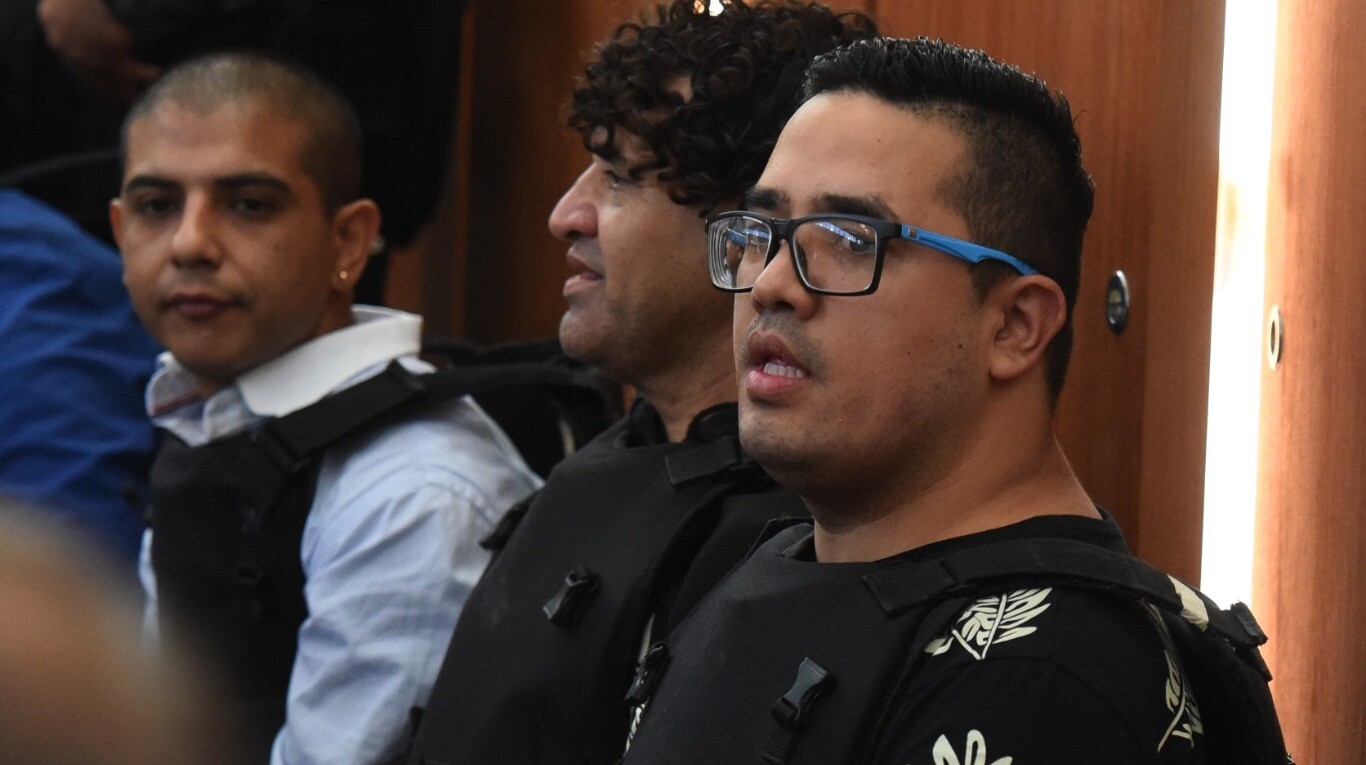 Guille Cantero durante el juicio por asociación ilícita junto a su padre, en 2018. (Foto: Télam).