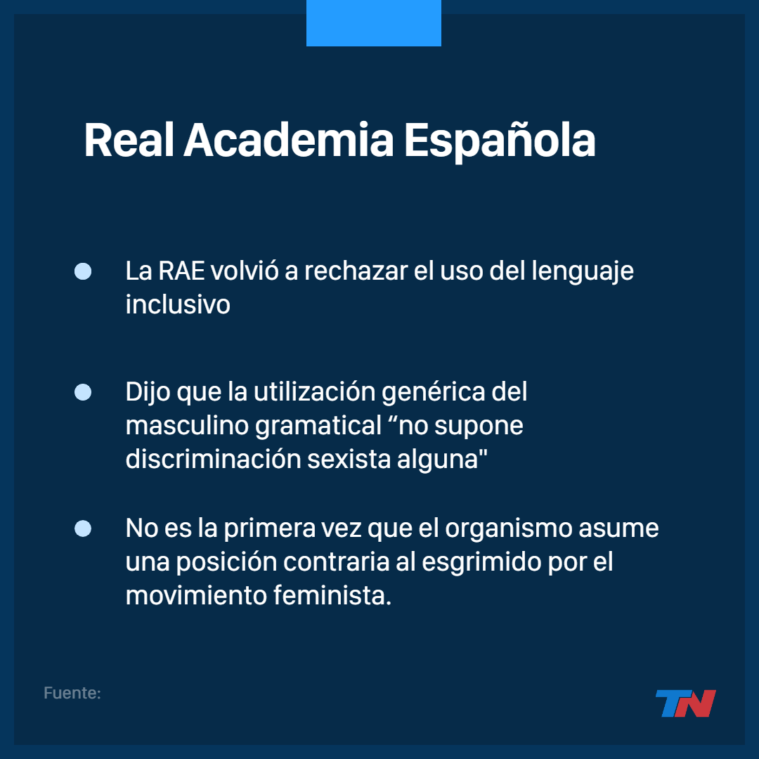 Informe de la Real Academia Española sobre el lenguaje inclusivo y