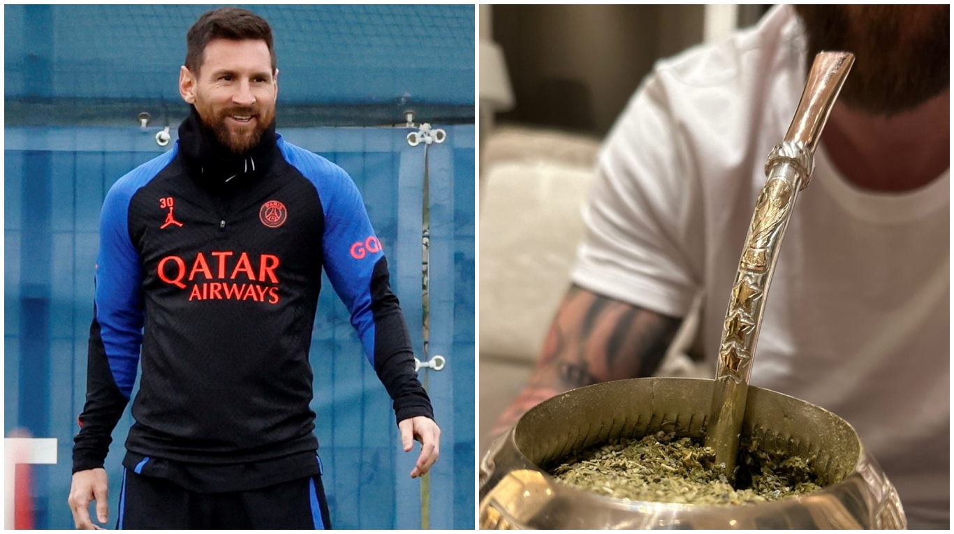 Lionel Messi, fanático del mate: mostró su nueva bombilla con tres estrellas  y una Copa del Mundo