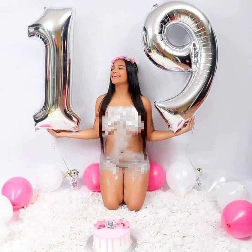 Polémica en las redes: chica de 19 años festejó su cumpleaños con una  sesión de fotos desnuda | TN